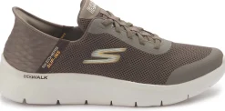 Sneaker|Schnürschuhe|Skechers Sneaker in Übergrößen Braun
