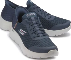 Sneaker|Schnürschuhe|Skechers Sneaker in Übergrößen Blau