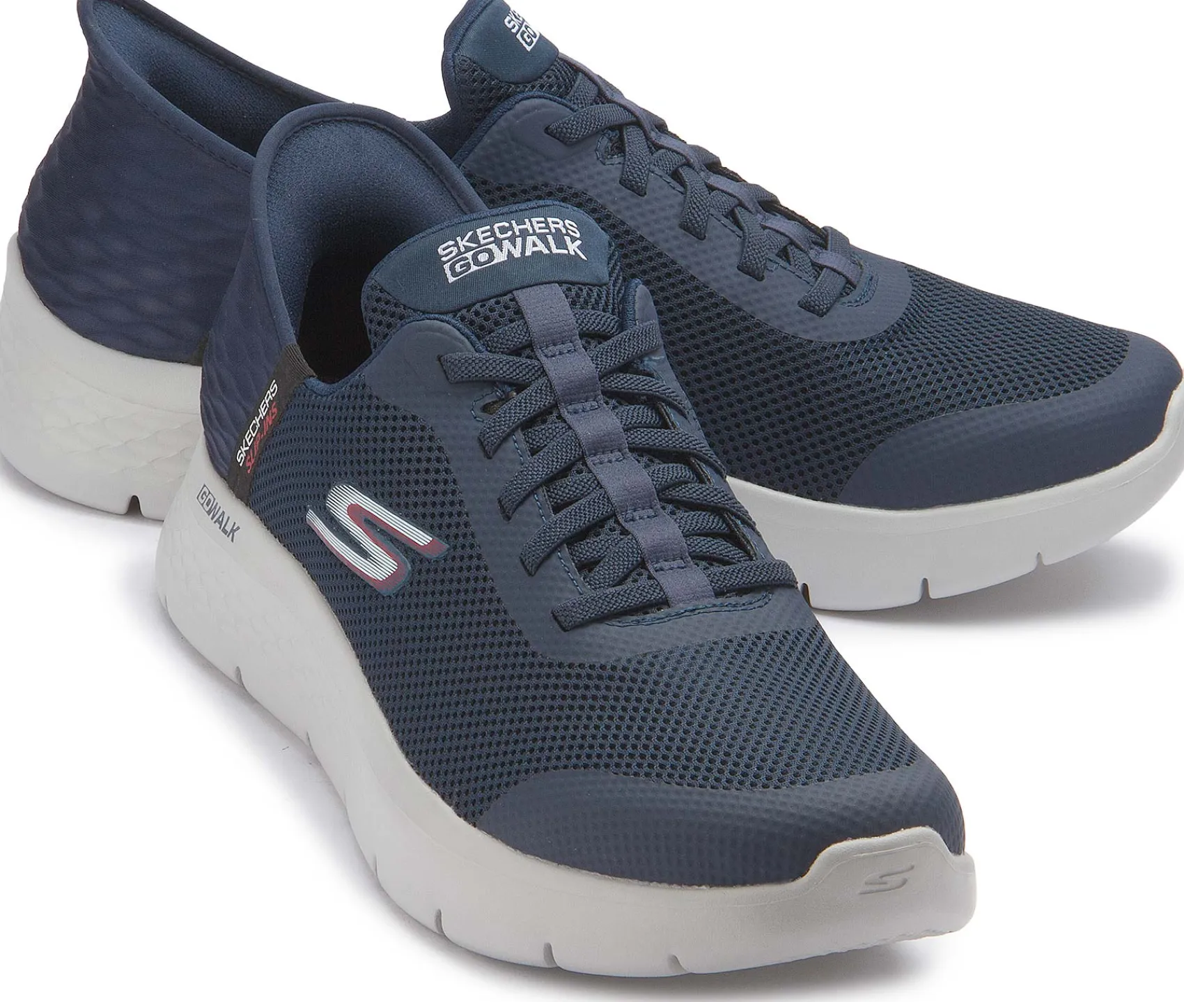 Sneaker|Schnürschuhe|Skechers Sneaker in Übergrößen Blau