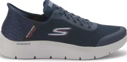 Sneaker|Schnürschuhe|Skechers Sneaker in Übergrößen Blau