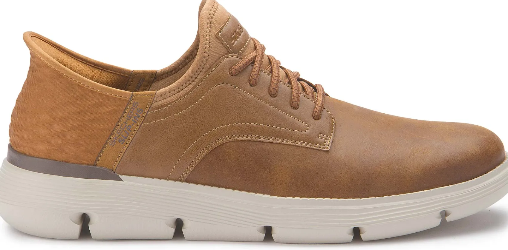 Schnürschuhe|Skechers Sketchers Schnürschuh in Übergrößen Braun