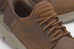Schnürschuhe|Skechers Sketchers Schnürschuh in Übergrößen Braun