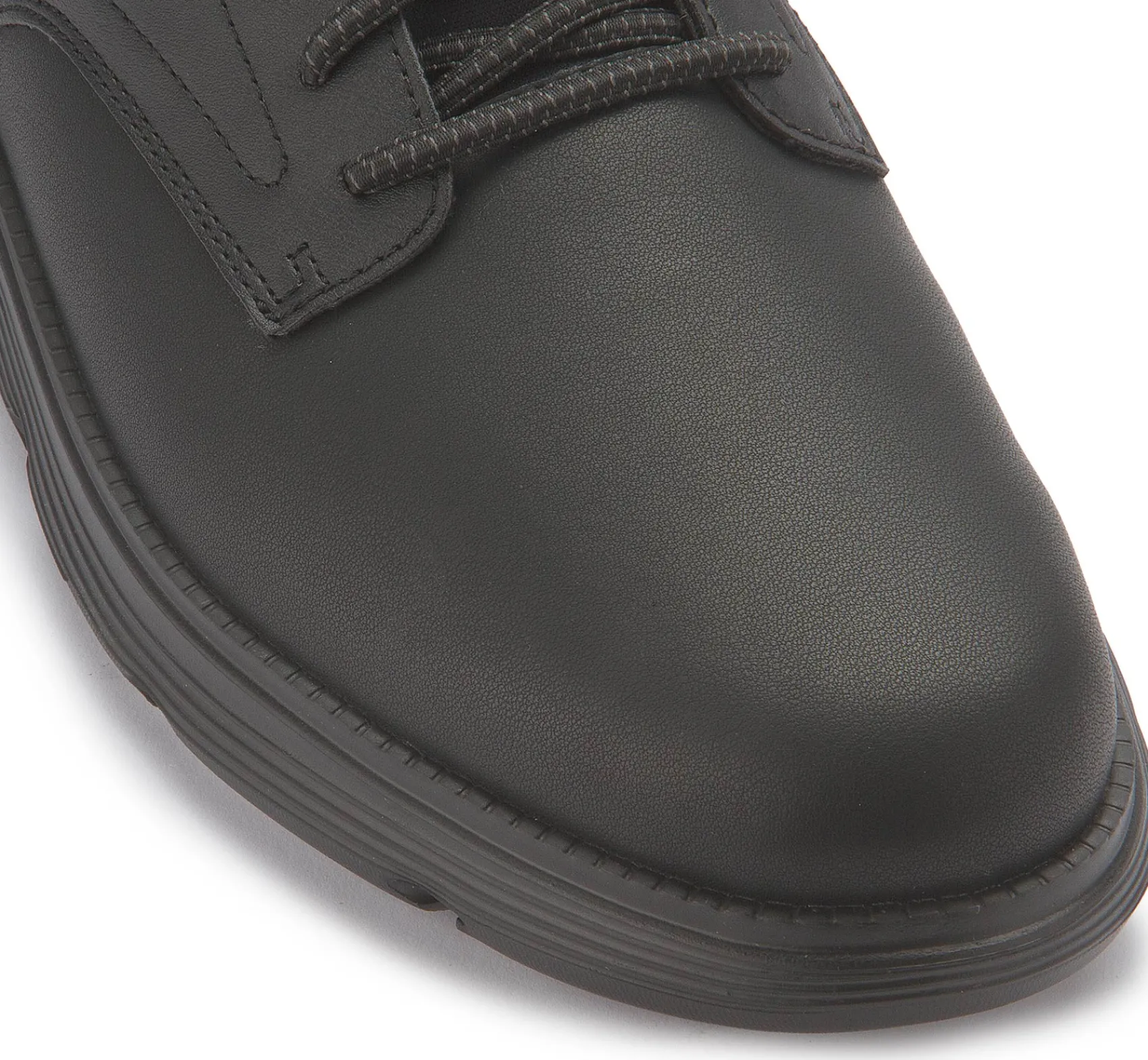 Schnürschuhe|Sketchers Schnürschuh in Übergrößen Schwarz