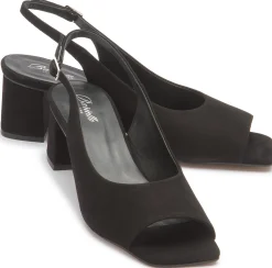 Sandalen|Horsch Schuhe Sling in Übergrößen Schwarz