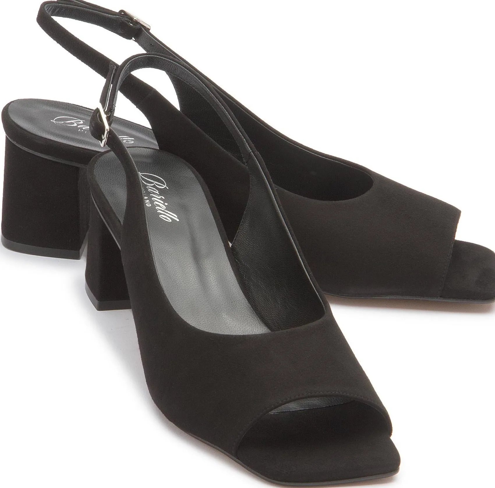 Sandalen|Horsch Schuhe Sling in Übergrößen Schwarz