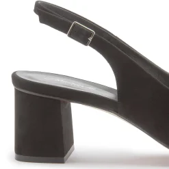 Sandalen|Horsch Schuhe Sling in Übergrößen Schwarz