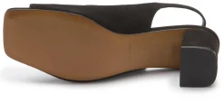 Sandalen|Horsch Schuhe Sling in Übergrößen Schwarz