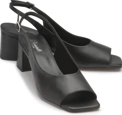 Sandalen|Horsch Schuhe Sling in Übergrößen Schwarz