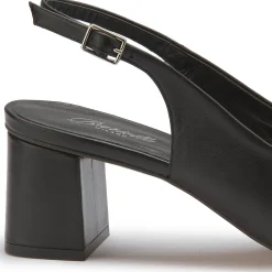 Sandalen|Horsch Schuhe Sling in Übergrößen Schwarz