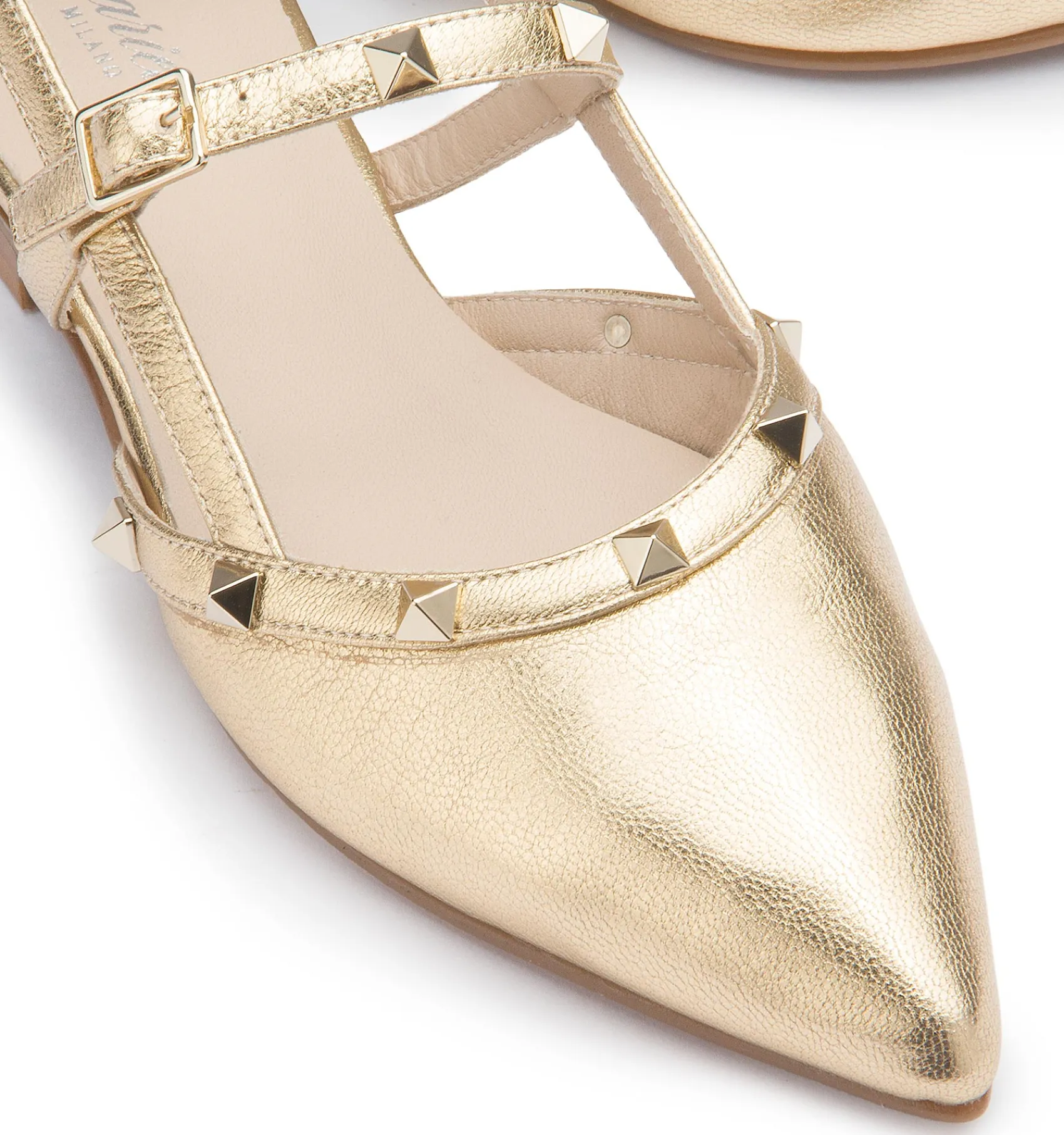 Sling|Sandalen|Horsch Schuhe Sling in Übergrößen Gold