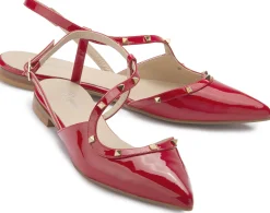 Sling|Sandalen|Horsch Schuhe Sling in Übergrößen Rot