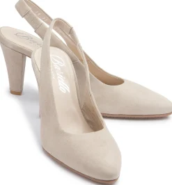 Sling|Pumps|Horsch Schuhe Sling in Übergrößen Beige