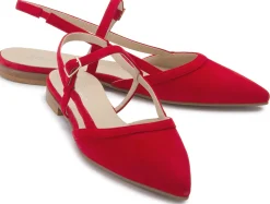 Sling|Sandalen|Horsch Schuhe Sling in Übergrößen Rot