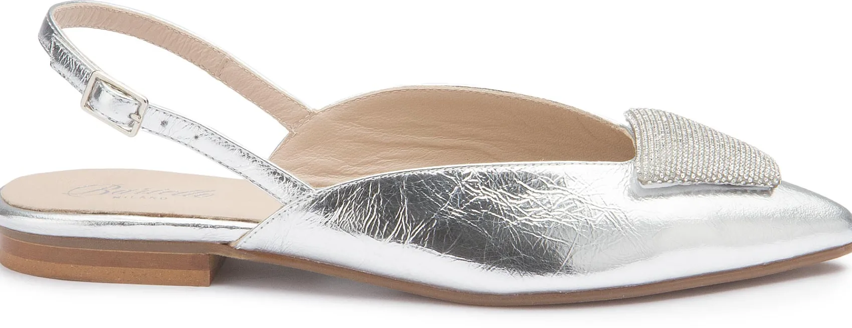 Sling|Sandalen|Horsch Schuhe Sling in Übergrößen Silber