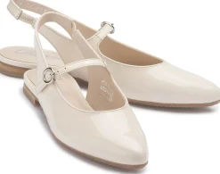 Sling|Sandalen|Horsch Schuhe Sling in Übergrößen Beige