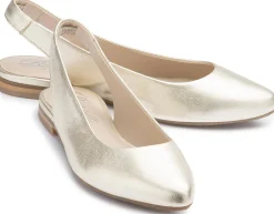 Sling|Sandalen|Horsch Schuhe Sling in Übergrößen Gold
