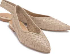Sling|Horsch Schuhe Sling in Übergrößen Beige