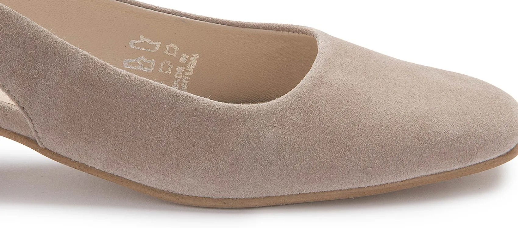 Sling|Pumps|Horsch Schuhe Sling in Untergrößen Beige