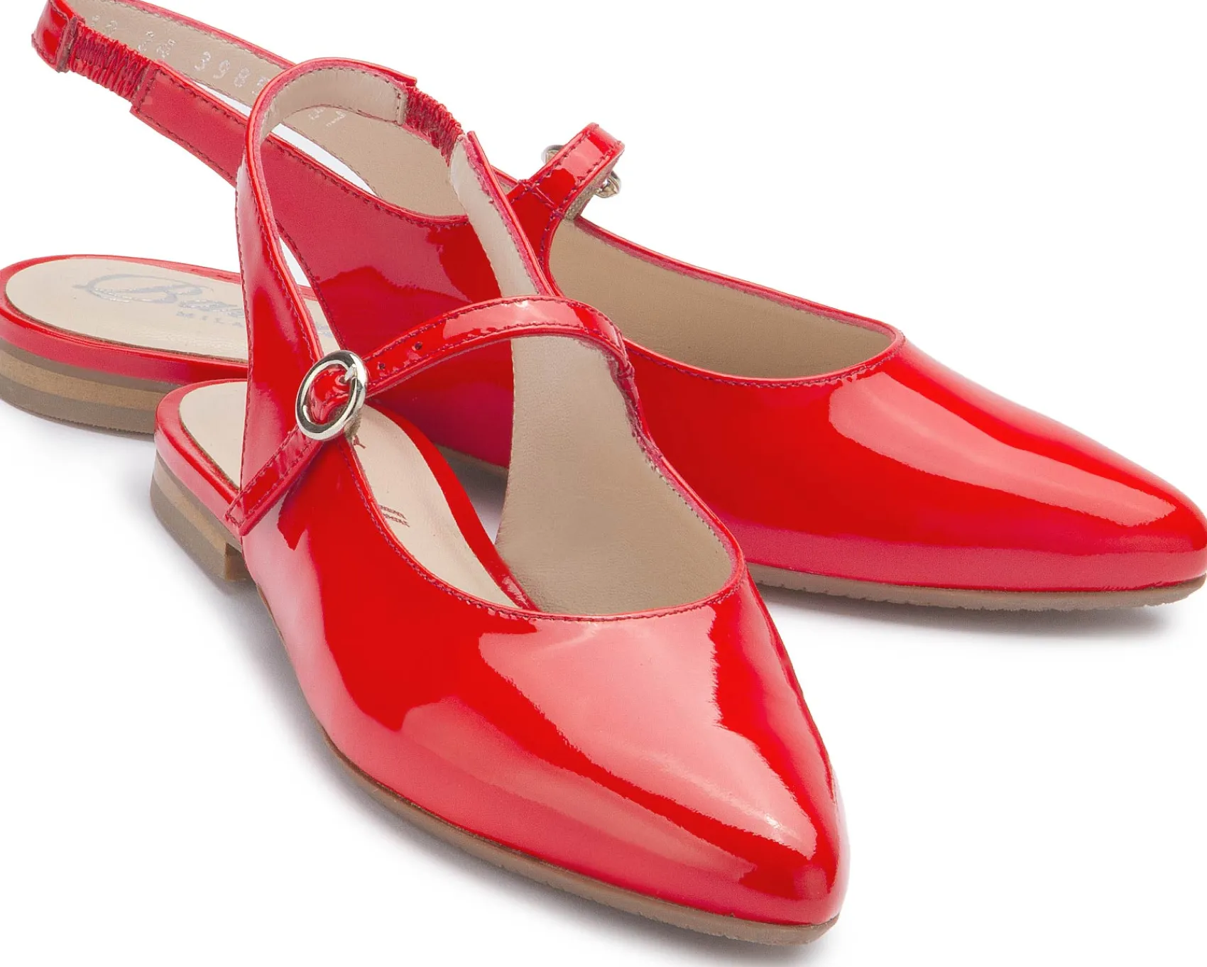 Sling|Ballerinas|Horsch Schuhe Sling in Untergrößen Rot