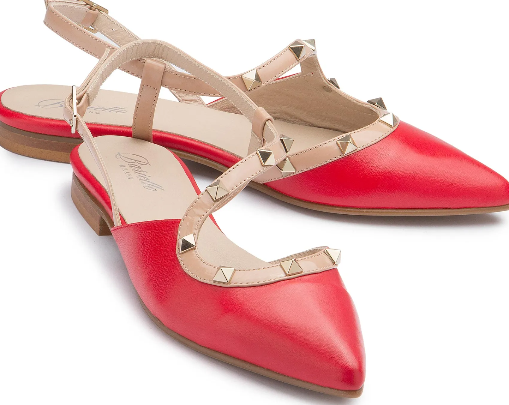Sling|Sandalen|Horsch Schuhe Sling in Untergrößen Rot