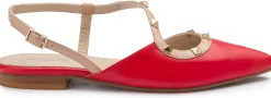 Sling|Sandalen|Horsch Schuhe Sling in Untergrößen Rot