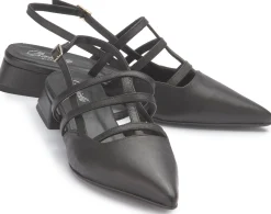 Sling|Sandalen|Horsch Schuhe Sling Pumps in Übergrößen Schwarz