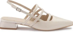 Sling|Sandalen|Horsch Schuhe Sling Pumps in Untergrößen Weiß