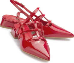 Sling|Sandalen|Horsch Schuhe Sling Pumps in Untergrößen Rot