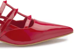 Sling|Sandalen|Horsch Schuhe Sling Pumps in Untergrößen Rot