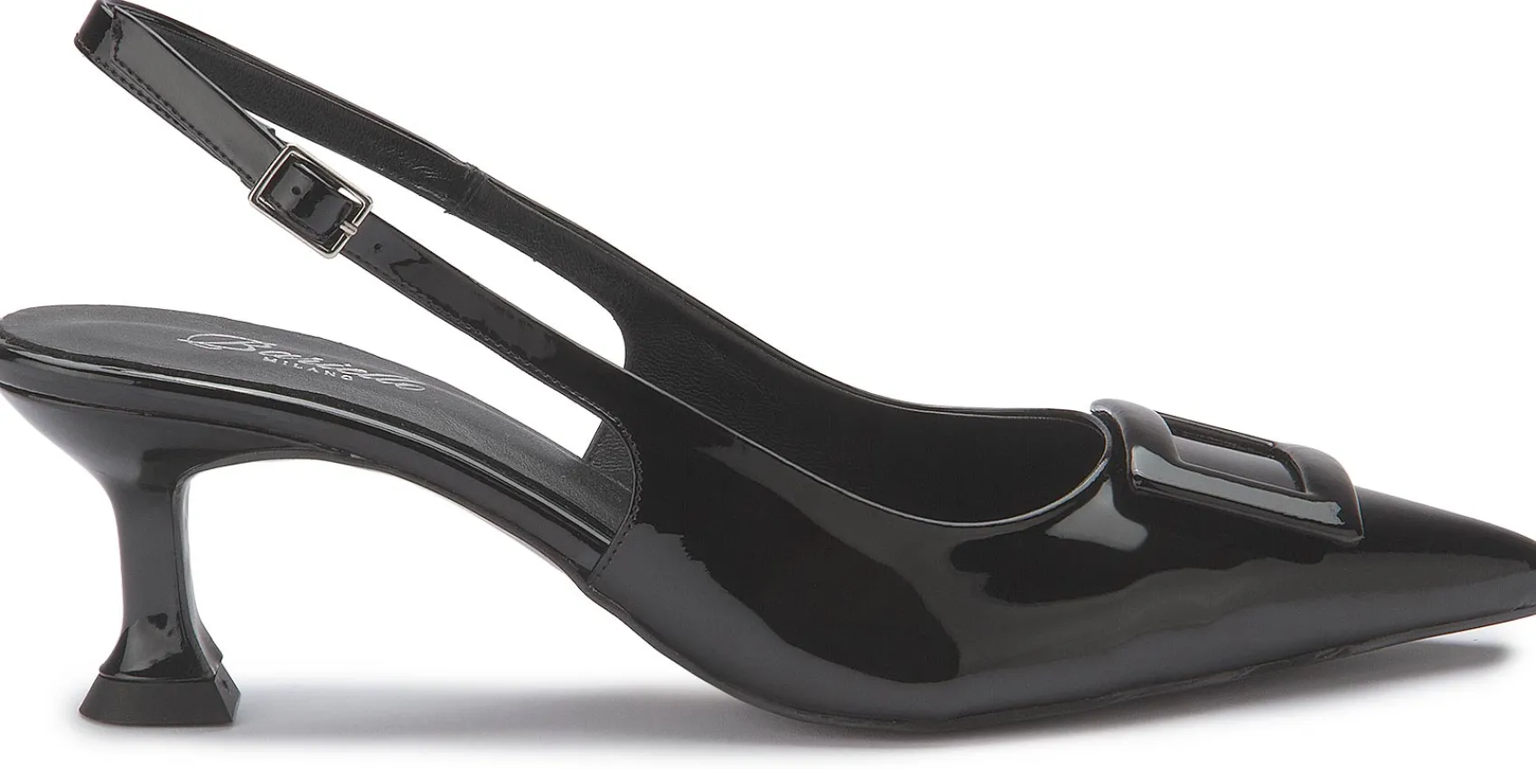 Sling|Sandalen|Horsch Schuhe Sling-Pumps in Übergrößen Schwarz