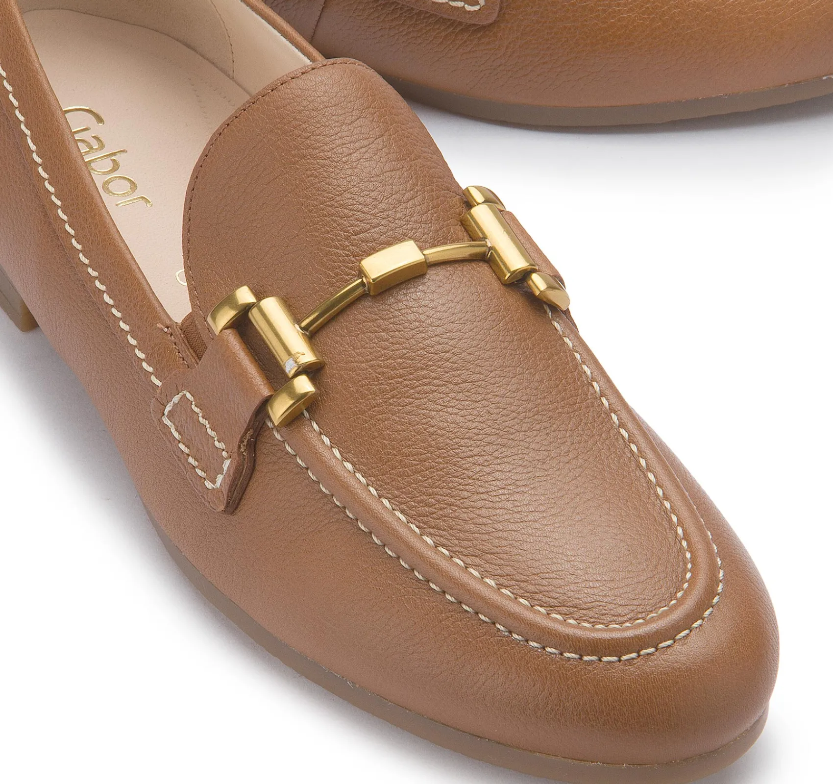 Slipper|Gabor Slipper in Übergrößen Braun