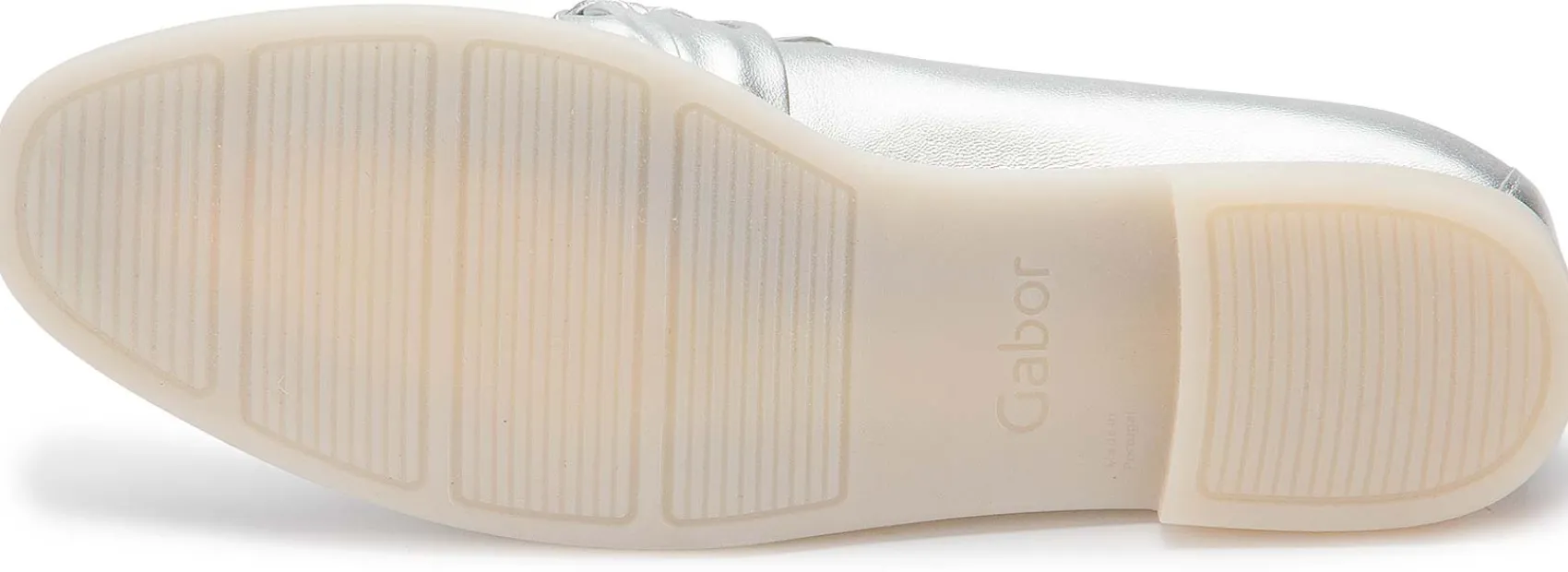 Slipper|Gabor Slipper in Übergrößen Silber