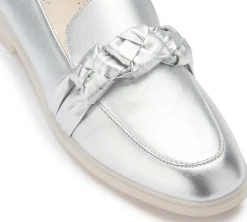 Slipper|Gabor Slipper in Übergrößen Silber