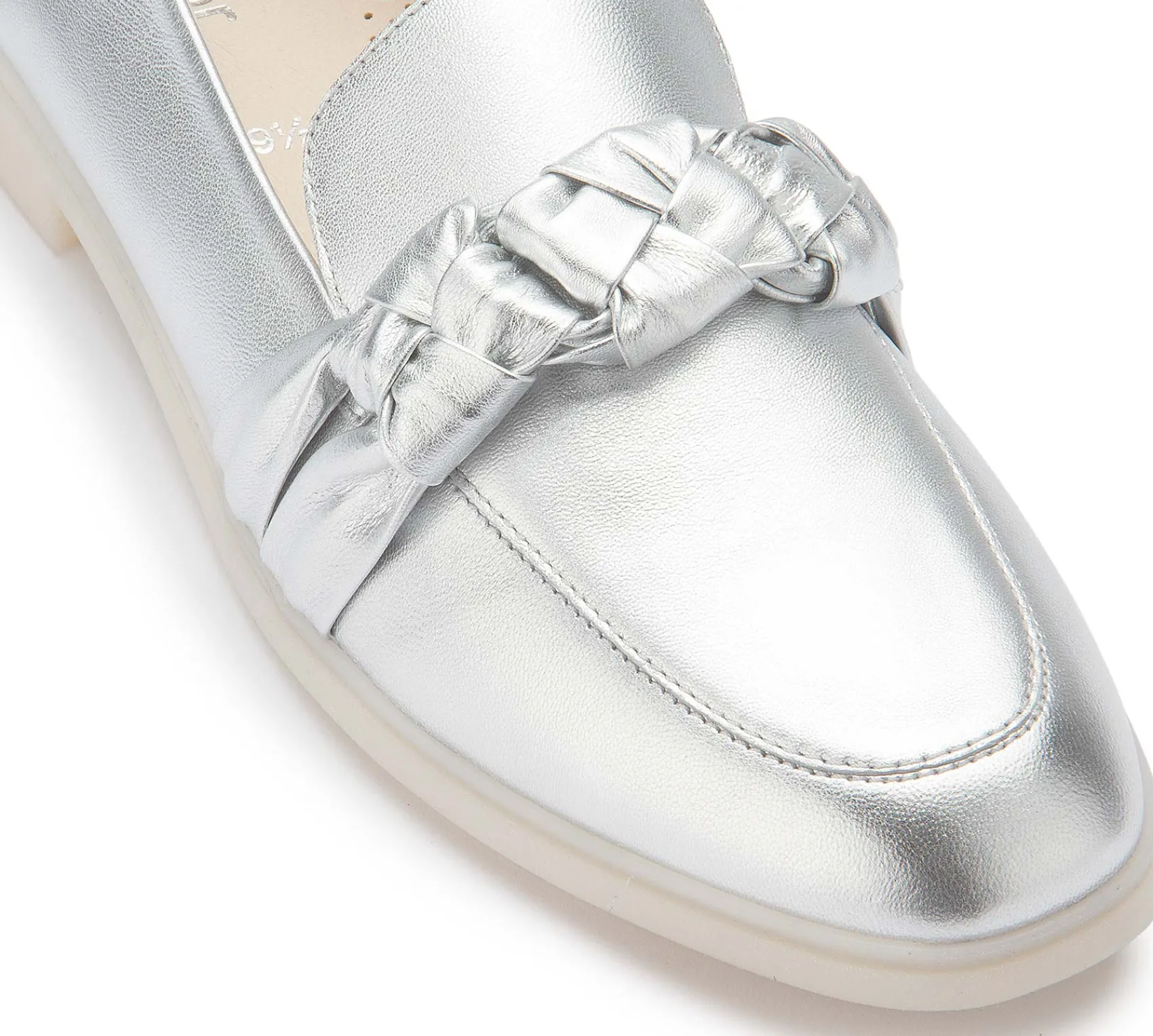 Slipper|Gabor Slipper in Übergrößen Silber