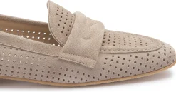 Slipper|Horsch Schuhe Slipper in Übergrößen Beige