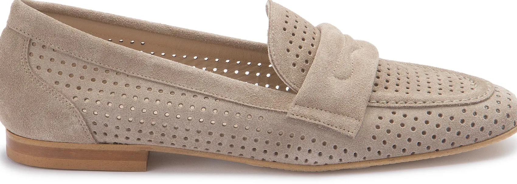Slipper|Horsch Schuhe Slipper in Übergrößen Beige
