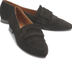 Slipper|Horsch Schuhe Slipper in Übergrößen Schwarz