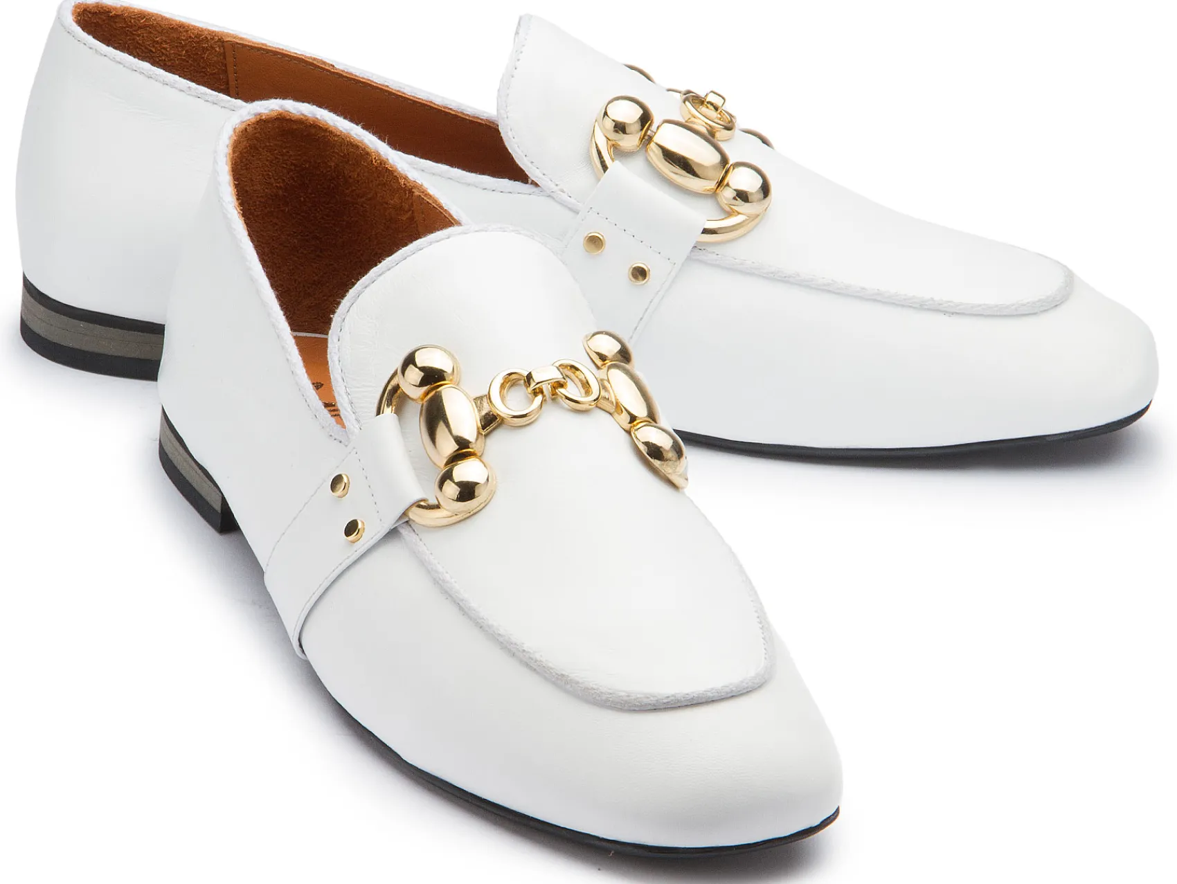 Slipper|Horsch Schuhe Slipper in Übergrößen Weiß