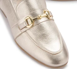 Slipper|Horsch Schuhe Slipper in Übergrößen Gold