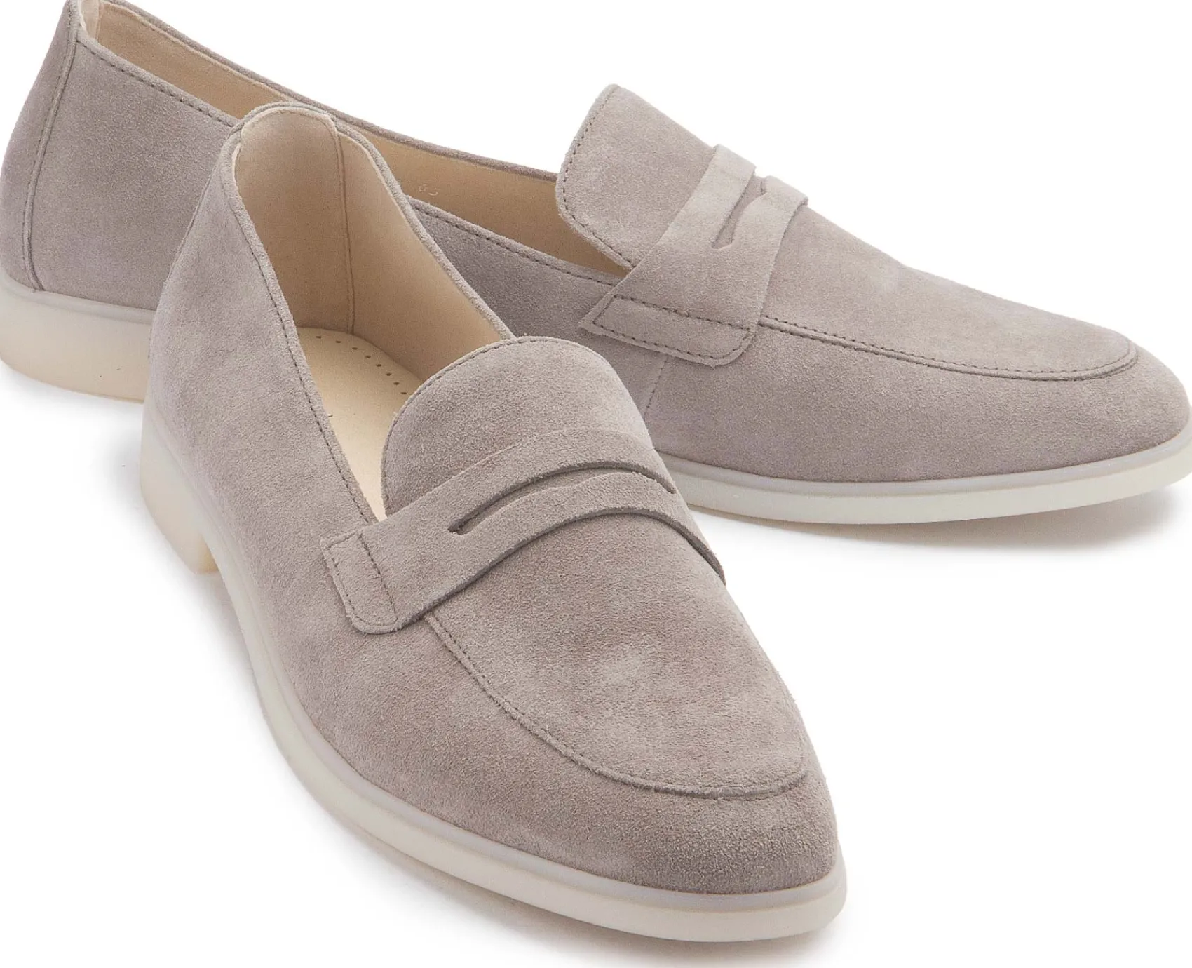 Slipper|Gabor Slipper in Übergrößen Grau