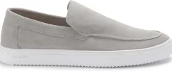 Slipper|blackstone Slipper in Übergrößen Grau