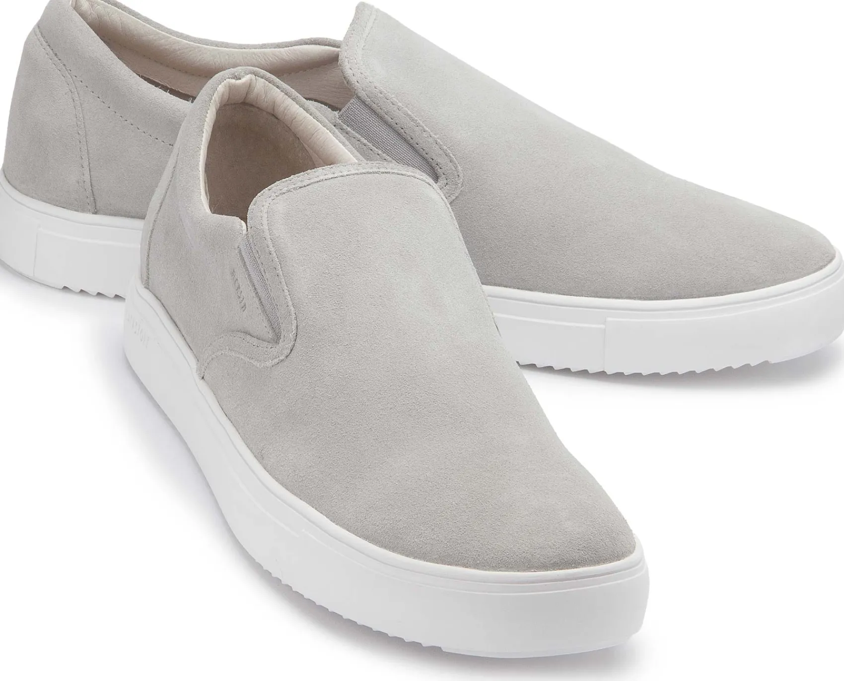 Slipper|blackstone Slipper in Übergrößen Grau