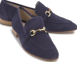 Slipper|Horsch Schuhe Slipper in Untergrößen Blau