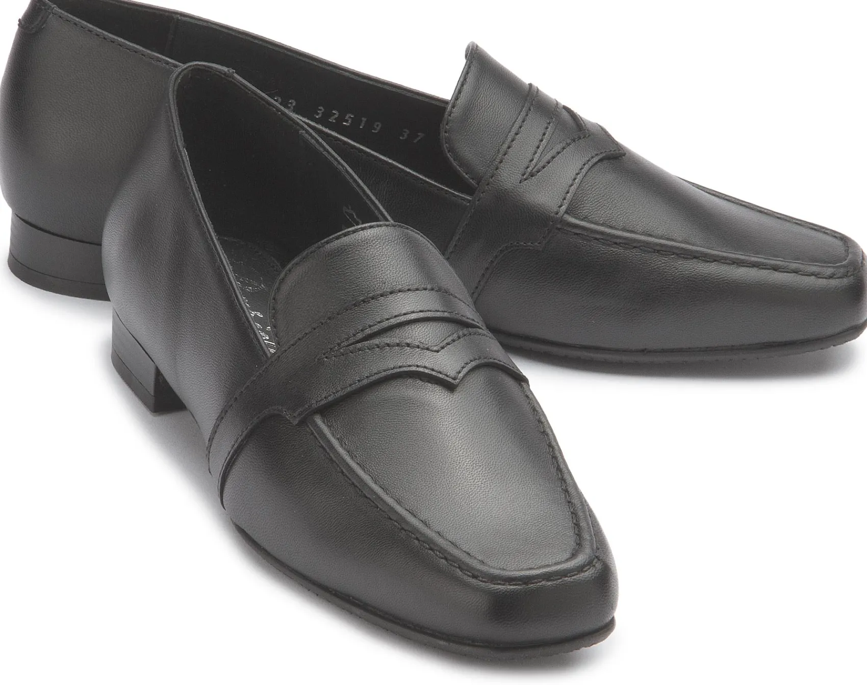 Slipper|Horsch Schuhe Slipper in Untergrößen Schwarz