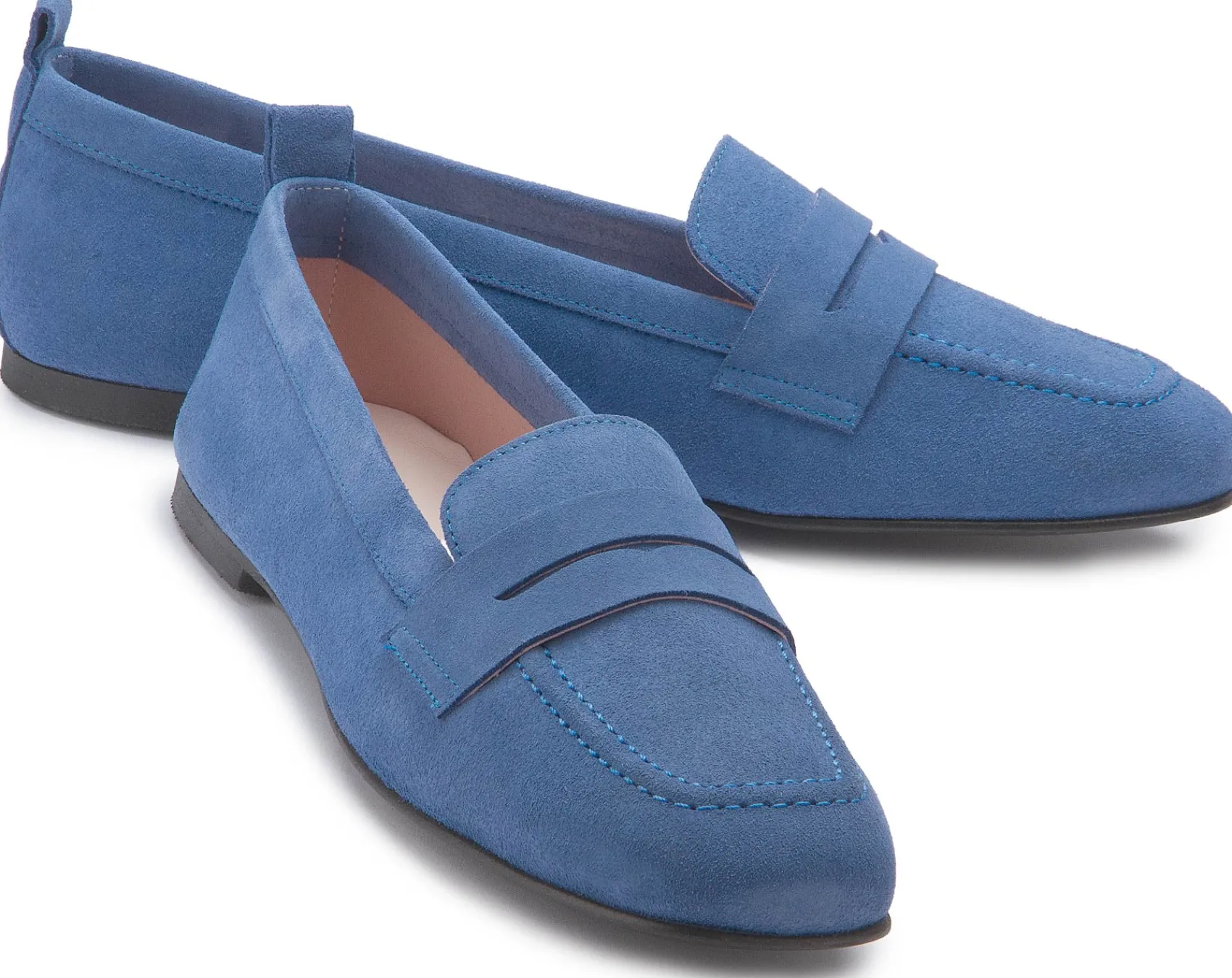 Slipper|Horsch Schuhe Slipper in Untergrößen Blau