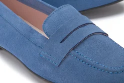 Slipper|Horsch Schuhe Slipper in Untergrößen Blau