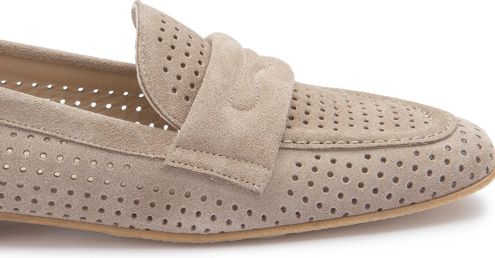 Slipper|Horsch Schuhe Slipper in Untergrößen Beige