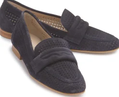 Slipper|Horsch Schuhe Slipper in Untergrößen Blau