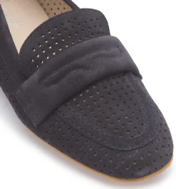 Slipper|Horsch Schuhe Slipper in Untergrößen Blau