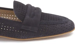 Slipper|Horsch Schuhe Slipper in Untergrößen Blau